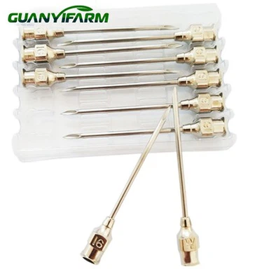 पशु चिकित्सा स्टेनलेस स्टील इंजेक्शन सुई